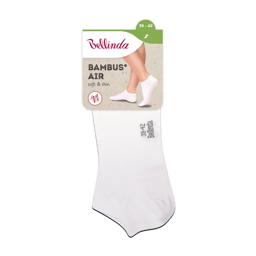 Bellinda Dámské nízké bambusové ponožky vel. 39–42 1 pár bílé