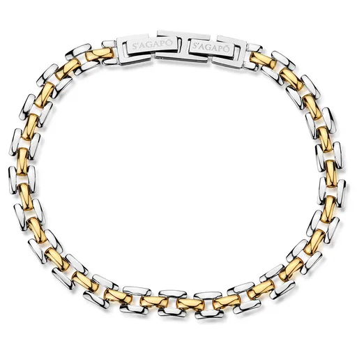 S'Agapõ Originání bicolor náramek Ripple SRP99