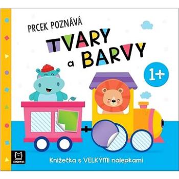 Prcek poznává tvary a barvy 1+: Knížečka s velkými nálepkami (978-80-87845-90-5)