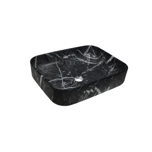 INVENA Umyvadlo na desku FLORINA TREND 51cm mramor/grafit mat CE-40-723-C