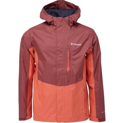 Columbia POURING ADVENTURE III JACKET Pánská outdoorová bunda, vínová, velikost