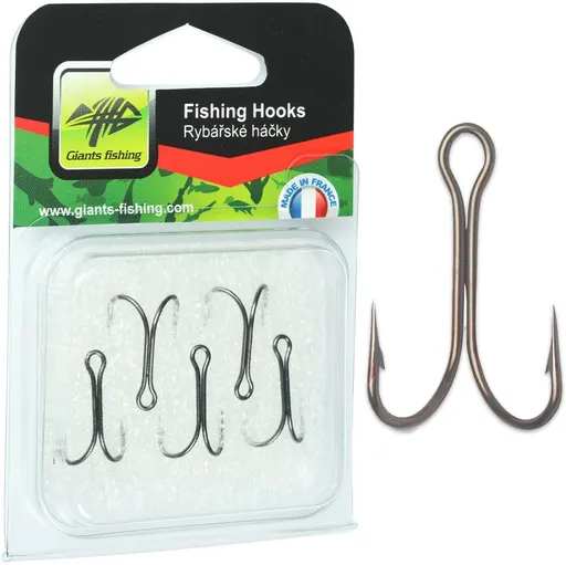 Giants fishing dvojháček x1 strong 5 ks - velikost 6