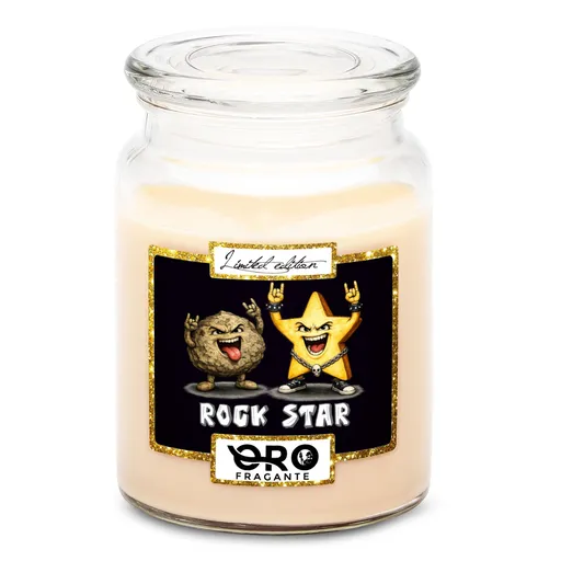 Svíčka Rock Star (Vůně svíčky: Vanilka)