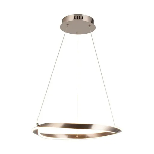 ZUMALINE MD9190-1S-3NT GIRONA závěsné svítidlo nikl