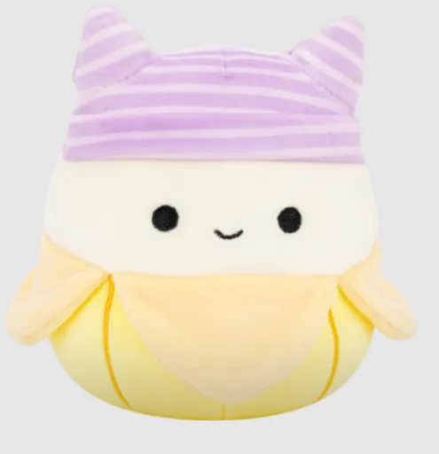SQUISHMALLOWS Banán s čepicí - Junie, 13 cm