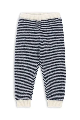 Dětské kalhoty s příměsí alpakové vlny Konges Sløjd BERLE KNIT PANTS