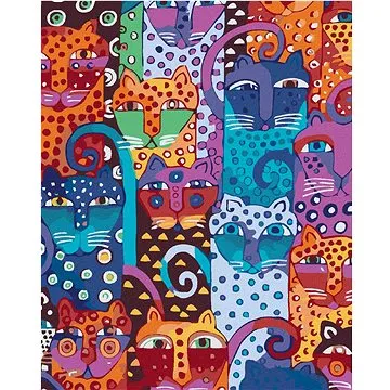 Malování podle čísel - Divoké kočky (HRAmal00114nad)