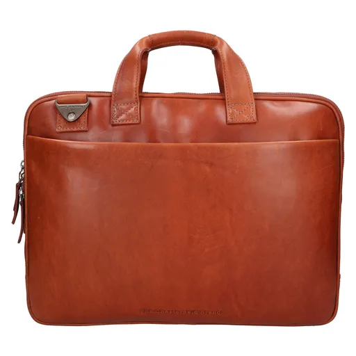 Pánská kožená taška na notebook The Chesterfield Brand Iseo - koňak
