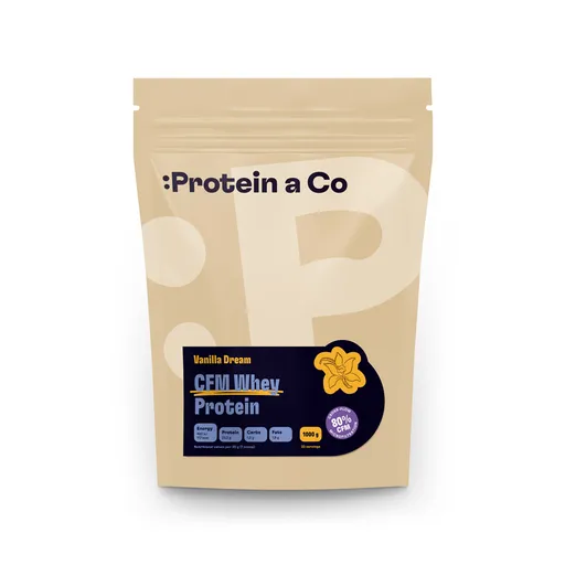 Protein&Co CFM WHEY PROTEIN 80 1 kg, Vanilla dream