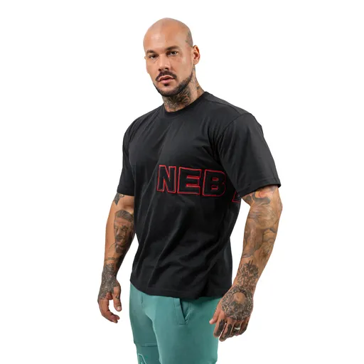 Tričko s krátkým rukávem Nebbia Dedication 709 Black XL