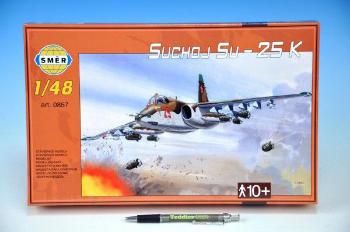 Směr Model Suchoj SU-25 K v krabici 35x22x5cm 1:48