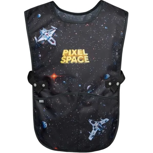 BAAGL PIXEL SPACE Dětská zástěra, černá, velikost