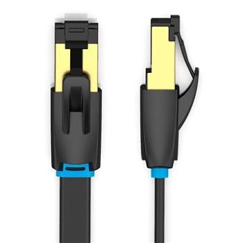 Vention Flat Cat.8 Patch Cable 0.5m Black (IKCBD)