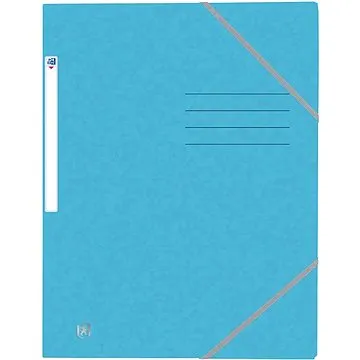 OXFORD desky A4 s gumičkou, světle modré (400116323)