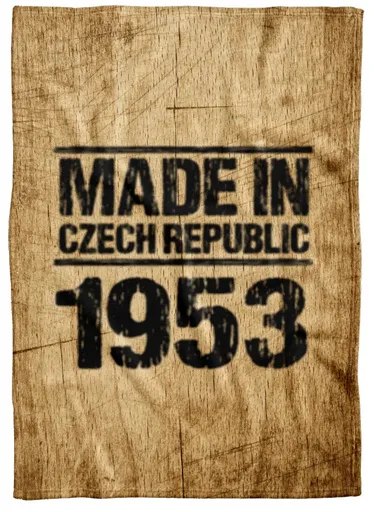 Deka Made In (rok: 1953, Podšití beránkem: NE)