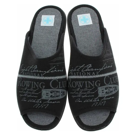 Pánské domácí pantofle Medi Line S72-37742 black 41