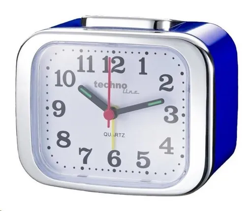 TechnoLine Modell XL analogový budík, modrý