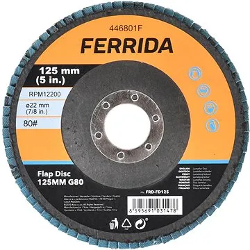FERRIDA lamelový kotouč 125mm G80 (FRD-FD125)