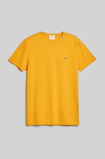 TRIČKO GANT SLIM PIQUE SS T-SHIRT MEDAL YELLOW