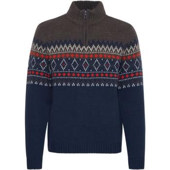 BLEND PULLOVER Pánský svetr, tmavě modrá, velikost