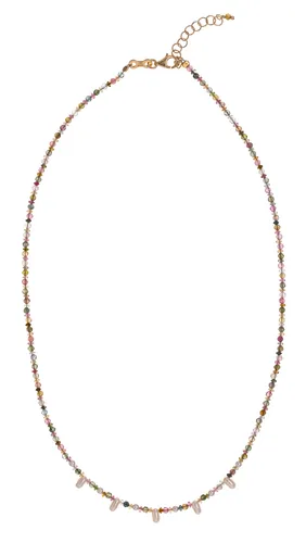 Alisia Korálkový náhrdelník s turmalínem AL4656.01.000