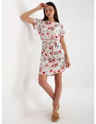 Dámské šaty květované RUE PARIS bílé