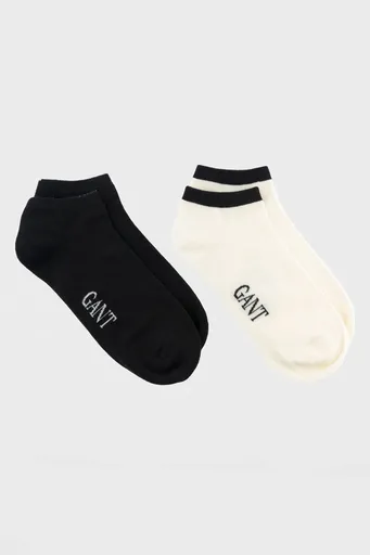 PONOŽKY GANT ANKLE SOCKS 2-PACK BLACK