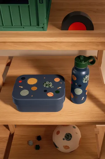 Sada obědové krabičky a láhve pro děti Liewood Chelsey Printed Lunchbox Set
