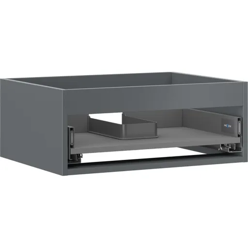 MEXEN Box-A skříňka pro umyvadlo 60, 1 šuplík, grafit mat 91AX0-0600-235-1-66