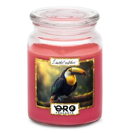 Svíčka Tukan (Vůně svíčky: Višně v čokoládě)