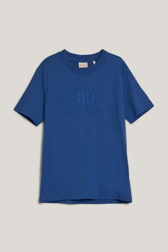 TRIČKO GANT REG TONAL SHIELD SS T-SHIRT RICH BLUE