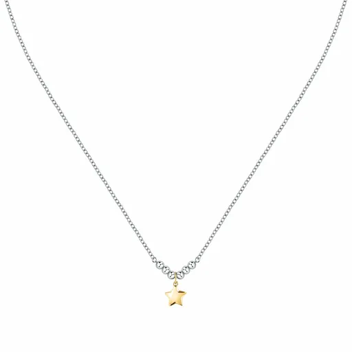Morellato Krásný ocelový náhrdelník s pozlacenou hvězdičkou Talismani SAIX23