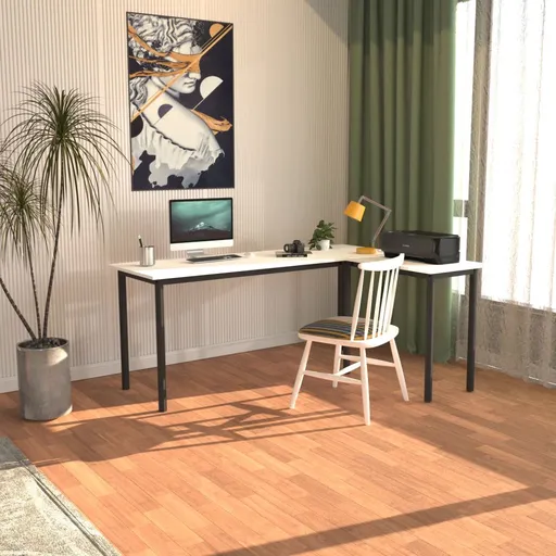 Psací stůl Viva L - Black, White