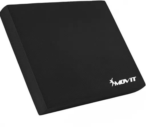 73940  MOVIT Balanční polštář s gymnastickou gumou - černý