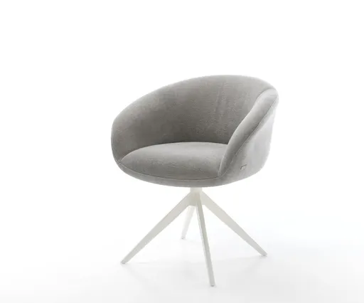 Jídelní židle Vinka-Flex s područkami strukturovaná látka Měkký