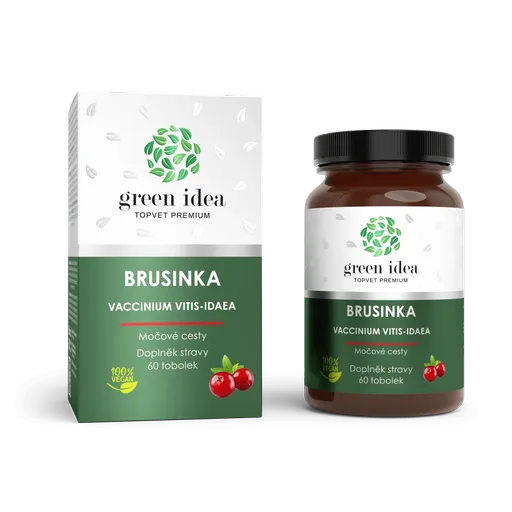 Brusinka bylinný extrakt - tobolky 60 ks - Green idea