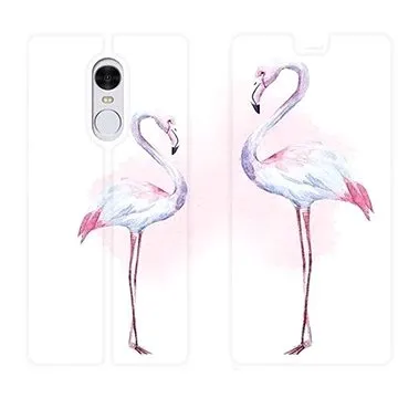 Flipové pouzdro na mobil Xiaomi Redmi Note 4 Global - M005S Plameňáci (5903226030323)