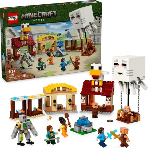 LEGO® Minecraft® 21273 Balón v podobě ďasa a útok na vesnici