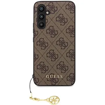 Guess 4G Charms Zadní Kryt pro Samsung Galaxy A54 5G Brown (GUHCSA54GF4GBR)