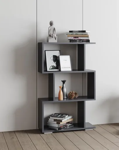 VCM Stojací police Palusa M, antracitová