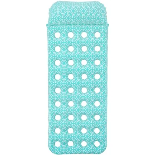 Bestway COMFORT PLUSH FLOATING POOL MAT Nafukovací lehátko, světle modrá, velikost