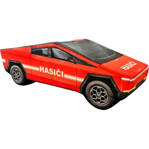 Plyšový Cybertruck Hasiči (Velikost auta: Big)