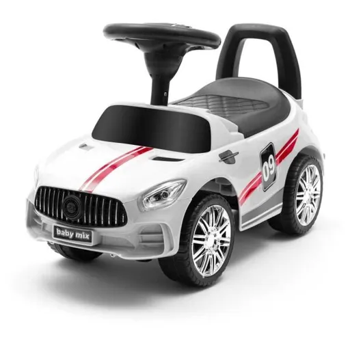 BABY MIX RACER Dětské odrážedlo, bílá, velikost
