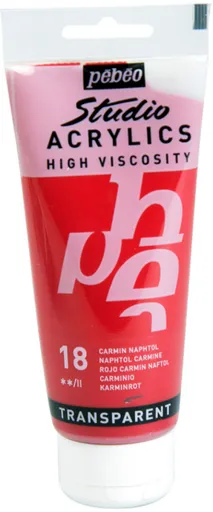 Akrylová barva Pébéo 100ml – 18 naphtol carmine