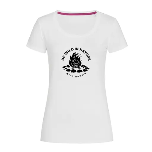 Bontis Dámské tričko CAMPFIRE - Bílá | XL