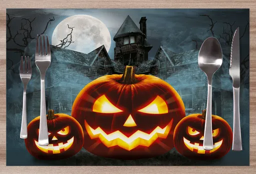 Prostírání Svítící dýně