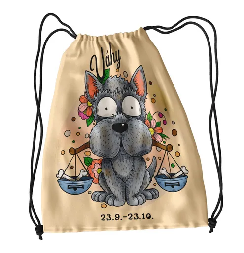 Vak na záda Psí znamení – váhy