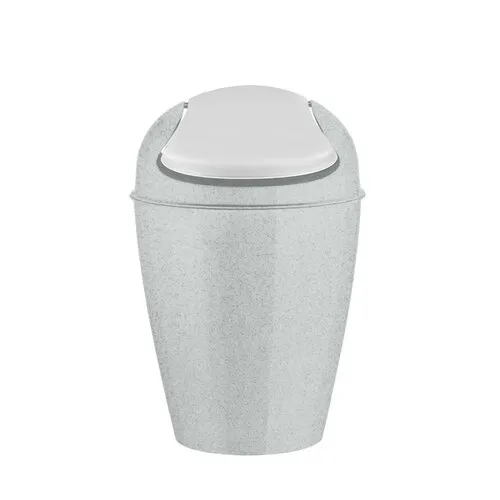 Swing-Top koš 5l DEL S šedá