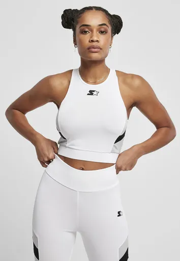 Ladies Starter Sports Cropped Top white/black - S