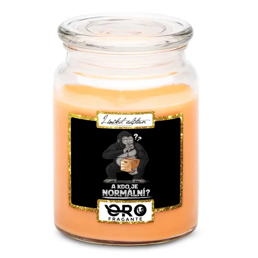 Svíčka Normální kurýr (Vůně svíčky: Tropické ovoce)